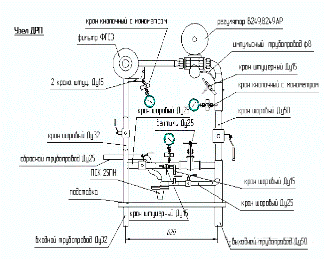 схема ДРП-3 с байпасом tartarini B249, ДРП-3 с байпасом tartarini B249-AP